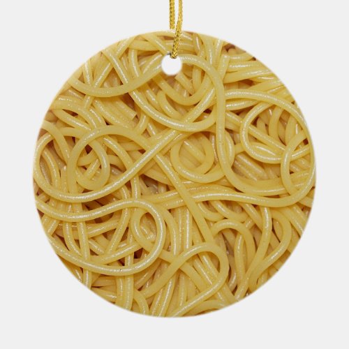 Spaghetti Ceramic Ornament