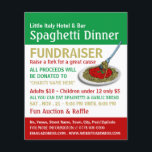 Spaghetti Dinner Fundraiser Event Flyer<br><div class="desc">Spaghetti Dinner Fundraiser Event Advertising Flyer by The Business Card Store.</div>