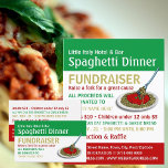 Spaghetti Dinner Fundraiser Event Flyer<br><div class="desc">Spaghetti Dinner Fundraiser Event Advertising Flyer by The Business Card Store.</div>