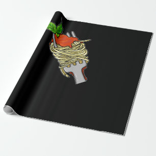 Spaghetti Food Lovers Wrapping Paper