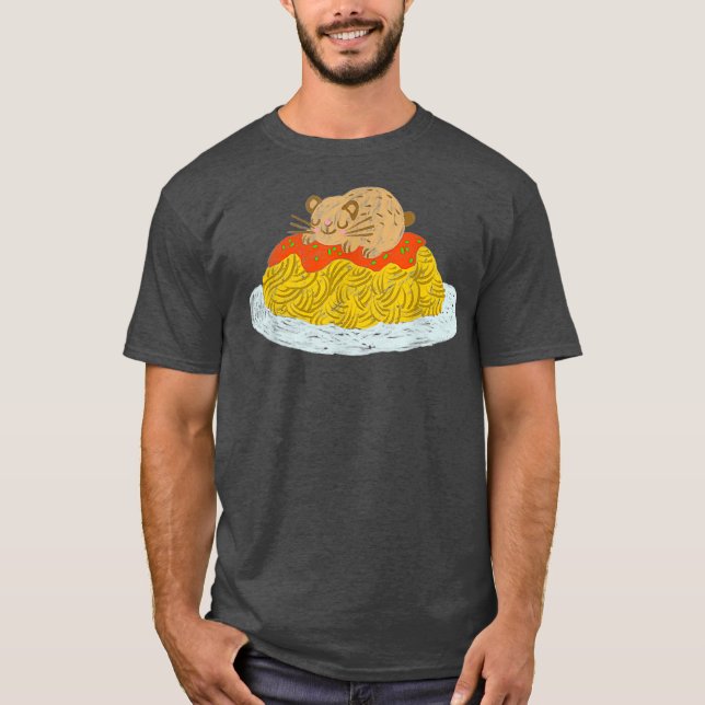 Spaghetti Hamster T-Shirt (Front)