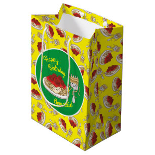 Spaghetti Kids Birthday Party Medium Gift Bag