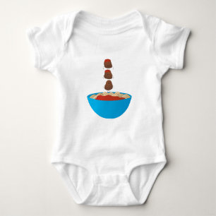 Spaghetti & Meatballs Baby Bodysuit