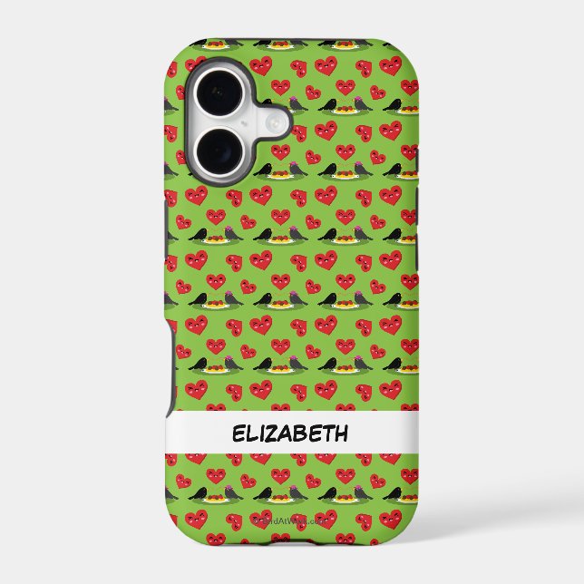 Spaghetti Meatballs Romantic Date Pattern | Add Yo Iphone Case (Back)