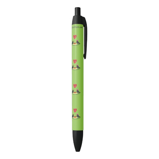 Spaghetti Meatballs Romantic Date Pen (Bottom (Vertical))