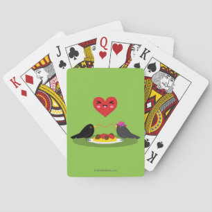Spaghetti Meatballs Romantic Date Poker Cards