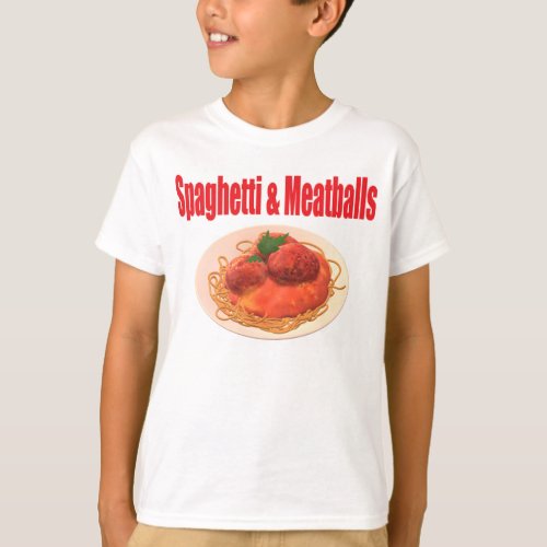 Spaghetti  Meatballs T_Shirt