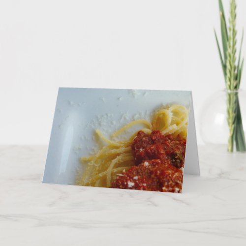 Spaghetti Notecard Brad Hines Photography Card