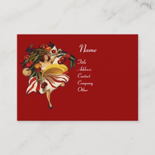 SPAGHETTI PARTY DANCE,ITALIAN KITCHEN AND TOMATOES BUSINESS CARD TEMPLATE