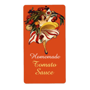SPAGHETTI PARTY DANCE,ITALIAN KITCHEN TOMATO SAUCE LABEL