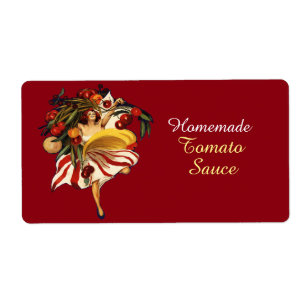 SPAGHETTI PARTY DANCE,ITALIAN KITCHEN TOMATO SAUCE LABEL