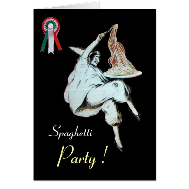 SPAGHETTI PARTY ITALIAN KITCHEN, RESTAURANT black (Front)