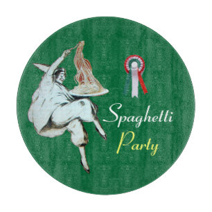 SPAGHETTI PARTY ITALIAN KITCHEN, RESTAURANT,Green Cutting Board