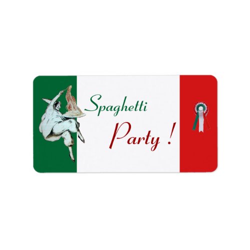 SPAGHETTI PARTY ITALIAN KITCHEN RESTAURANT green Label