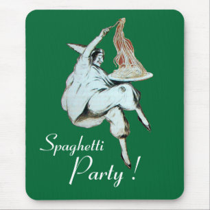 SPAGHETTI PARTY ITALIAN KITCHEN, RESTAURANT red Mouse Pad