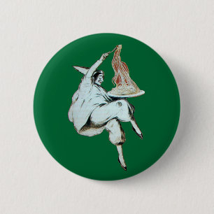 SPAGHETTI PARTY ITALIAN KITCHEN, RESTAURANT red Pinback Button