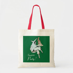 SPAGHETTI PARTY, ITALIAN KITCHEN,RESTAURANT TOTE BAG