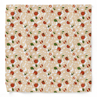 Spaghetti pasta Italian food with tomato Bandana