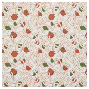 Spaghetti pasta Italian food with tomato Fabric