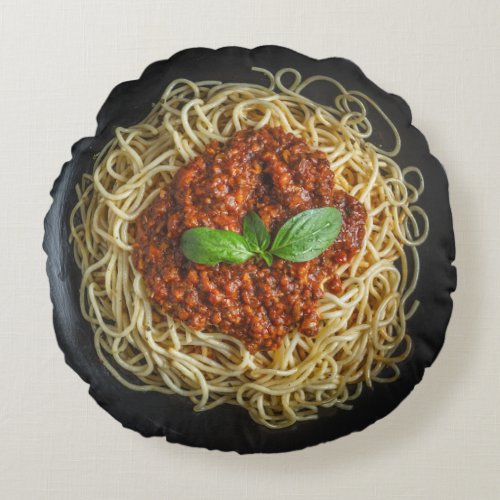 Spaghetti Round Pillow