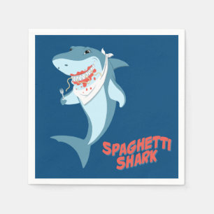 Spaghetti Shark Napkins