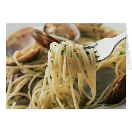 Spaghetti Vongole Bianco Cards (Front Horizontal)