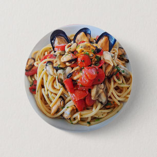Spaghetti with Mussels & Cherry Tomatoes Food Butt Button