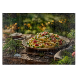 Spaghetti with Sardines and Fennel Cutting Board