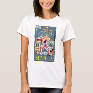 Spain 1960 Seville Festival Poster T-Shirt