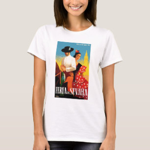 Spain 1961 Seville April Fair Poster T-Shirt