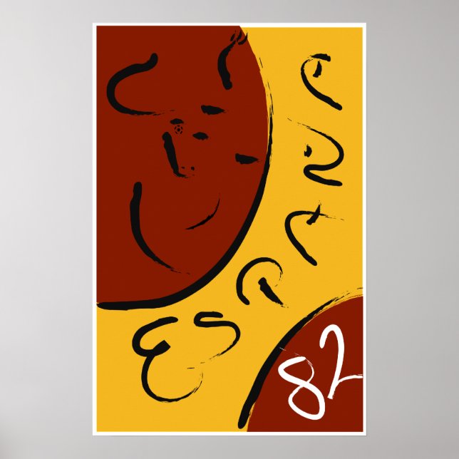 Spain 1982 World Cup Poster (Front)