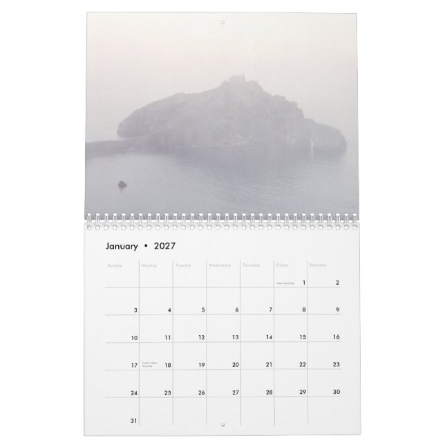 Spain 2008 Calendar (Jan 2027)