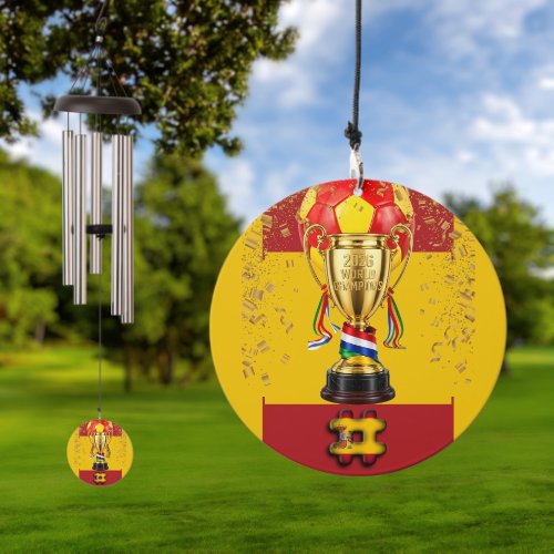 Spain 2026 Global Games: Gold Trophy & #VamosEspañ Wind Chime