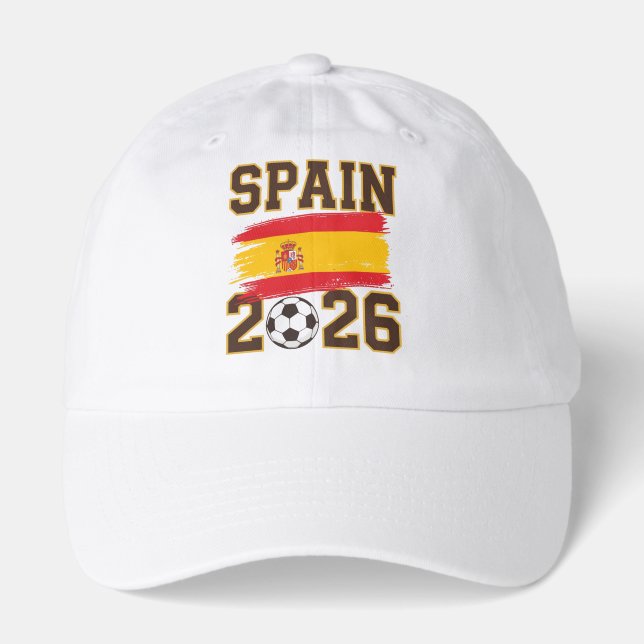 Spain 2026 Soccer Design Hat (Front)