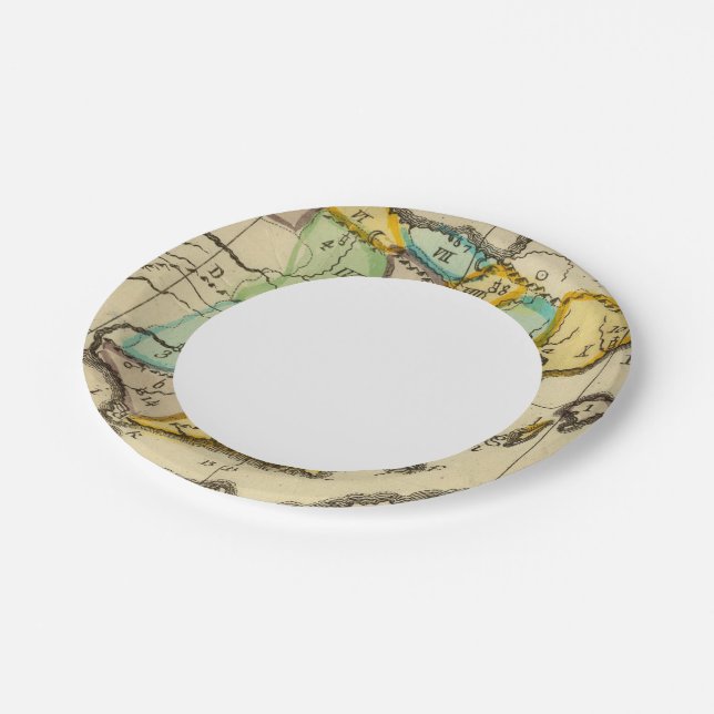 Spain 4 paper plates (Angled)