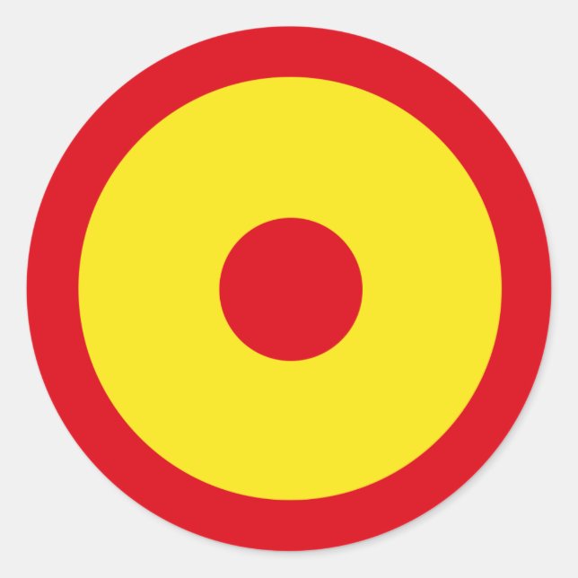 Spain Air Force Roundel Classic Round Sticker (Front)