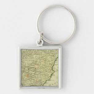 Spain and Portugal 12 Keychain