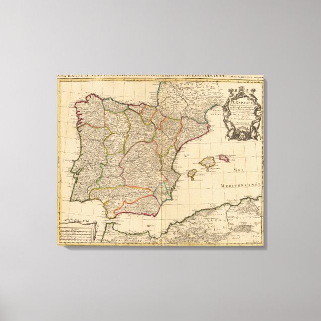 Spain and Portugal 16 Canvas Print (Front)