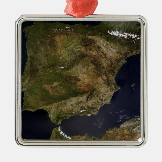 Spain and Portugal 3 Metal Ornament (Front)