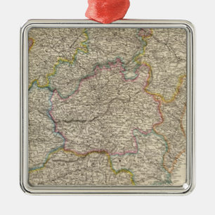 Spain and Portugal 3 Metal Ornament