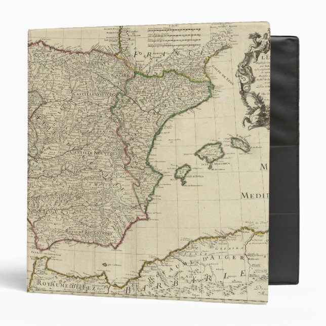 Spain and Portugal 3 Ring Binder (Front/Inside)