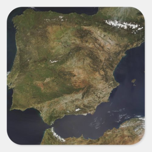 Spain and Portugal 3 Square Sticker