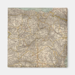 Spain And Portugal Atlas Map Magnet