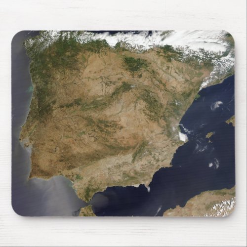 Spain and Portugal Mouse Pad