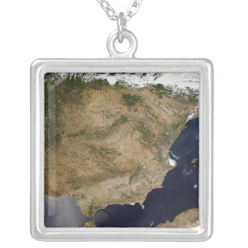 Spain and Portugal Silver Plated Necklace