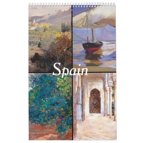 Spain Art Calendar