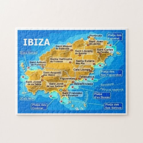 Spain _ Balearic Islands _ Ibiza _ Eivissa _ Jigsaw Puzzle