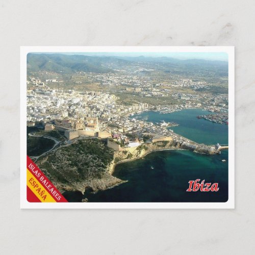 Spain _ Balearic Islands _ Ibiza _ Eivissa _ Postcard