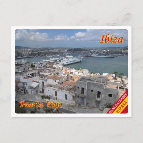 Spain _ Balearic Islands _ Ibiza _ Eivissa _ Postcard