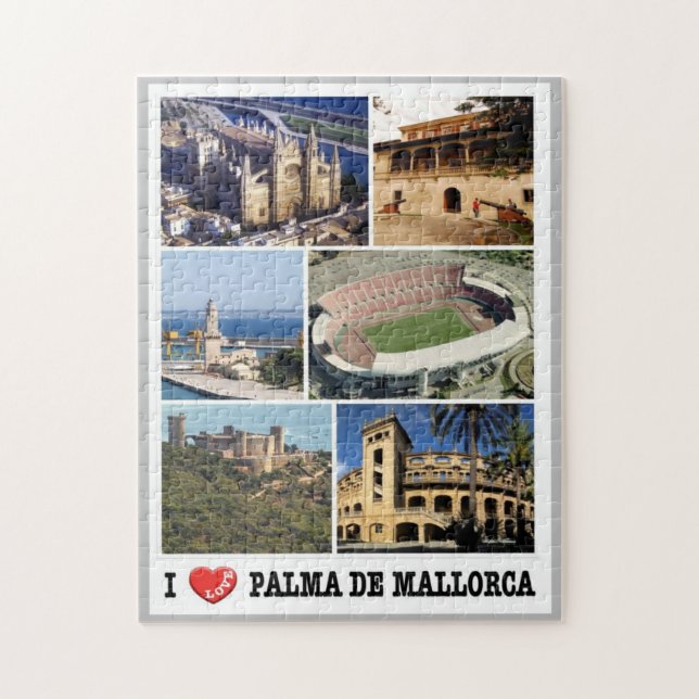 Spain - Balearic Islands - Majorca - I Love - Jigsaw Puzzle (Vertical)